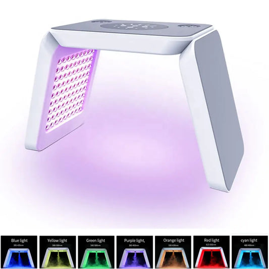 Hot Sales Beauty 7 Colors Led Light Face Device Photon TherapyAging Facial Rejuvenation Anti-aging Wrinkle Facial Mask