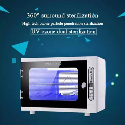 UV Ozone Disinfection Box Ultraviolet Rays Cabinet Sterilizer Disinfection Tools For Nail Tools Beauty Salon Barber Shop Towel