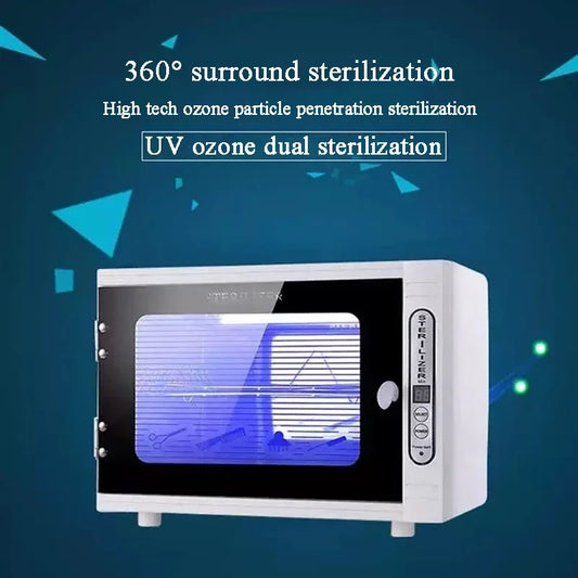 UV Ozone Disinfection Box Ultraviolet Rays Cabinet Sterilizer Disinfection Tools For Nail Tools Beauty Salon Barber Shop Towel