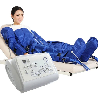25Air Wave Pressure Lymphatic Drainage Vacuum Therapy Pressotherapy Machine Muscle Relax Leg Waist Body Massage Air Compression
