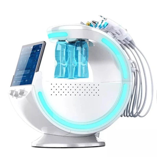 7 in 1 Smart Ice Blue Analyzer Multifunction Facial Machine Diamond Hydra Dermabrasion Facial Aquafacial