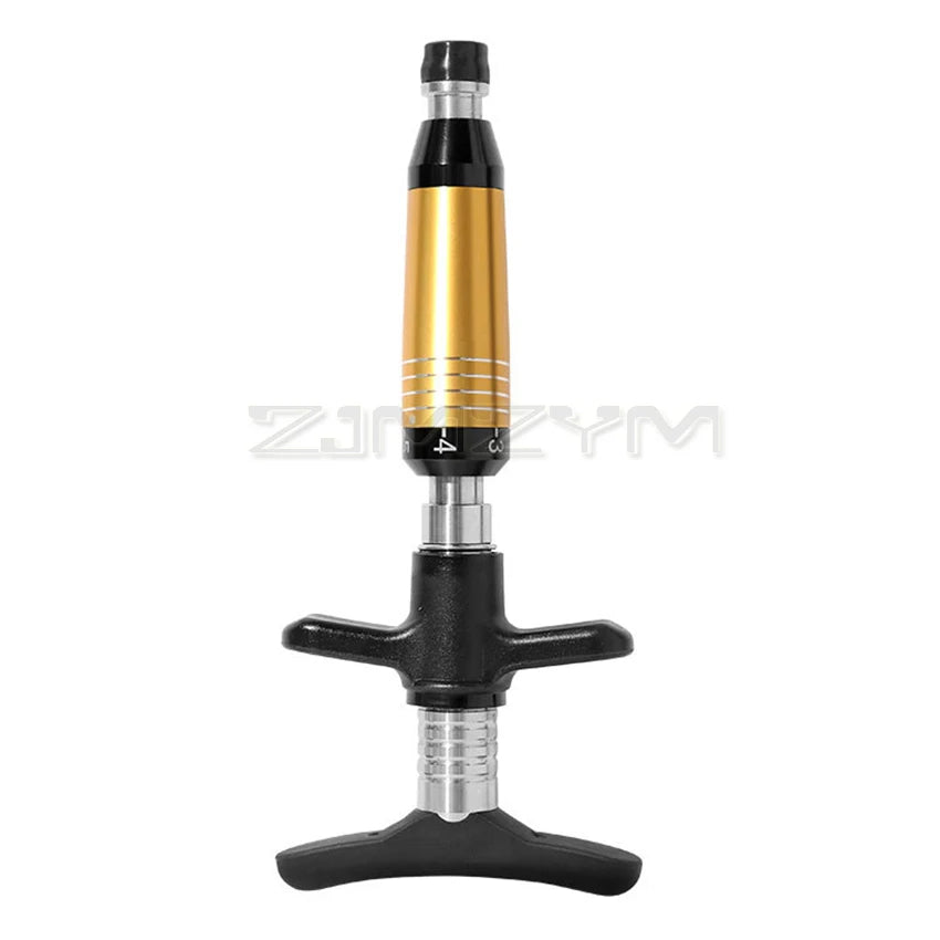 300N Chiropractic Adjustment Tool Spine 6 Levels 1/4 Heads Therapy Adjust Vertebration Tool Massager Manual Chiropractic Gun Set