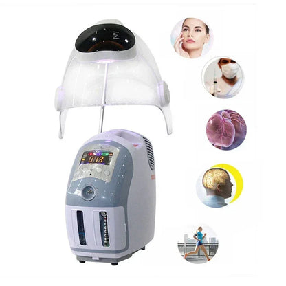 High quality Oxgen Facial Machine Hyperbaric Spray Beauty O2derm Oxygen Facial Mask Dome Therapy Oxygen Infusion Facial Machine
