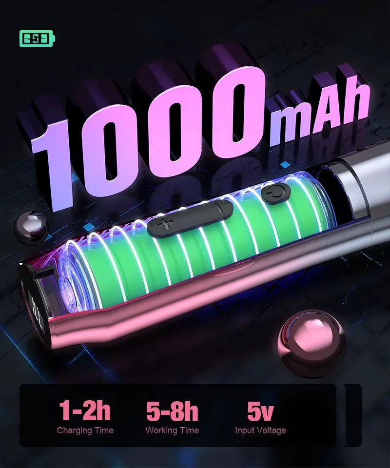 Biomaser TP010 Wireless Tattoo Machine SPMU Machine Kits Eyebrow Digital Permanent Makeup Dermografo Microneedling Machine Pen