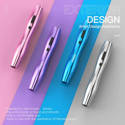 New Design Mast P20 SMP Rotary Tattoo Machine 2.5mm Stroke Tattoo Wireless Machine For Permanent Makeup Machines Pen