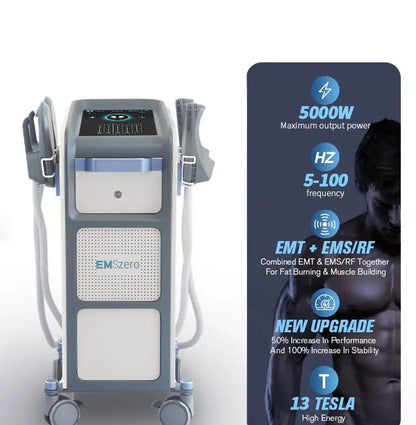 Hiemt Body Sculpt Machine DLS-EMSLIM Neo Power 6500W 4 Handle Pelvic Pad Optional Ems Muscle Stimulator Emszero