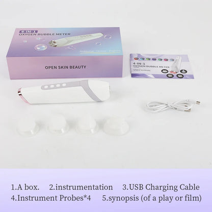 Oxygen Bubble Pen CO2 Oxygen Portable Facial Machine CO2 Gel Facial Skin Care Device Facial SPA CO2 Bubble Oxygen Beauty Machine