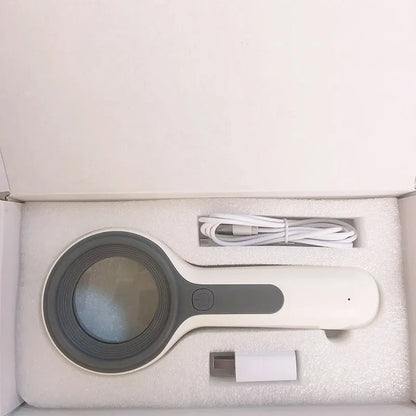 Woods Lamp Skin Analyzer For Skin UV Magnifying For Beauty Facial Testing Wood Lamp Light Skin Analysis Detection Skin Care