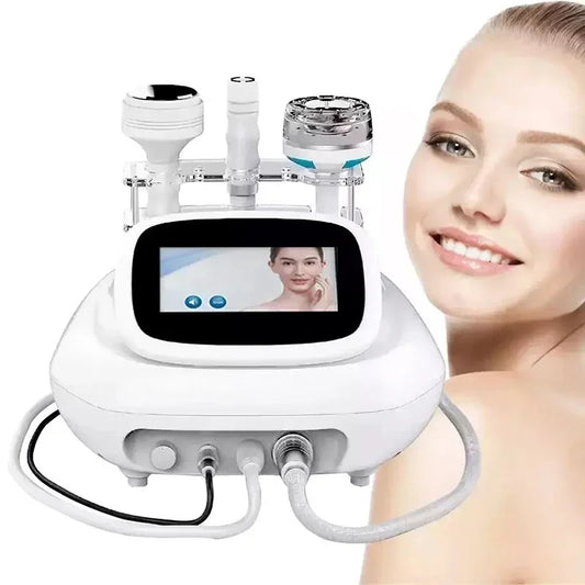 4 Max Cellulite Removal 3D Cavitation System 3 In 1 Skin Firm Vacuum Machine Facial Massager Body Shaping Male Massage Equipment