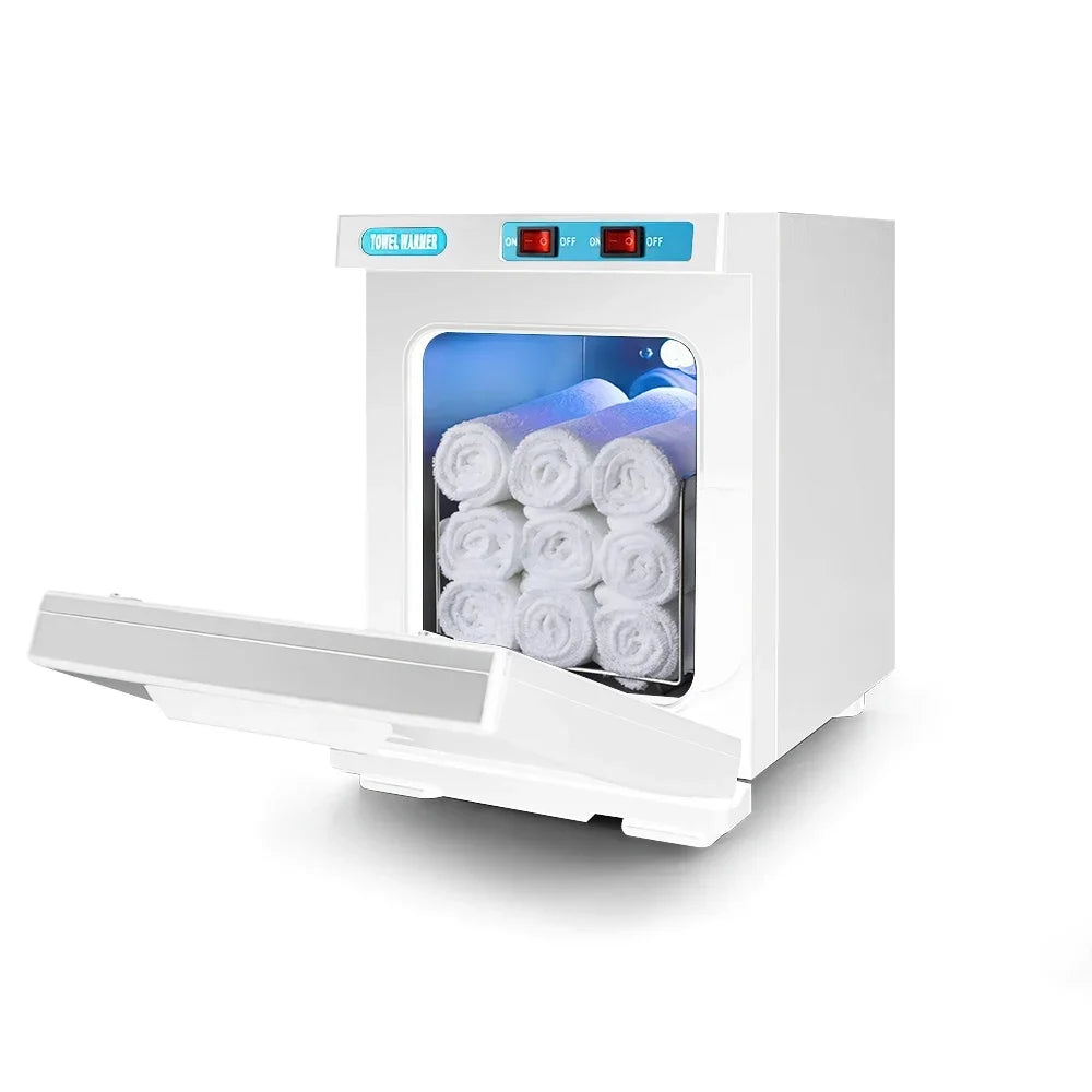 5L 2 in 1 Hot Towel Warmer UV Treated Hygienic Cabinet Home Bath Towel Warmer with Aluminum Chamber Hotel Disinfection Cabinet