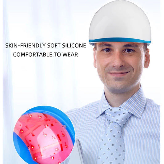 Portable Led 808 Diodes Laser Red Light Hair Growth Laser Hair Regrowth Therapy Helmet