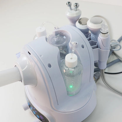 NEWGAGA 6 In 1 CO2 Oxygen Bubble Facial Machine Whitening Moisturizing Skin Care Hot Cold Ultrasound Skin Rejuvenation Device