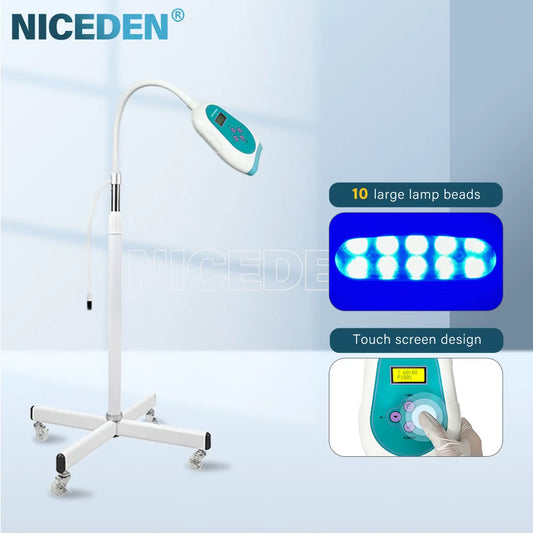 50W teeth whitening instrument touch screen 10 lamp beads floor four rounds smoke stained teeth bared white dental equipment