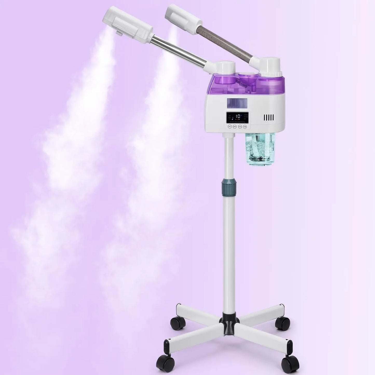 2 in 1 Ozone Facial Nano Hot Cold Steamer Warm Mist Ion Steaner Face Deep Cleaning 10s Spray Vaporizer Salon Home Spa Sprayer