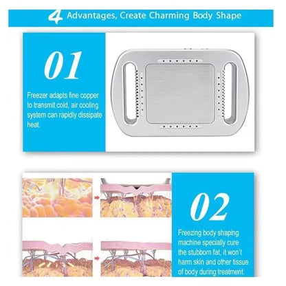 NEW Cryolipolysis Machine Fat Freezing Belly Fat Burner For Women Lipo Lab Fat Dissolver -8°C Body Slimming Products Lose Weight