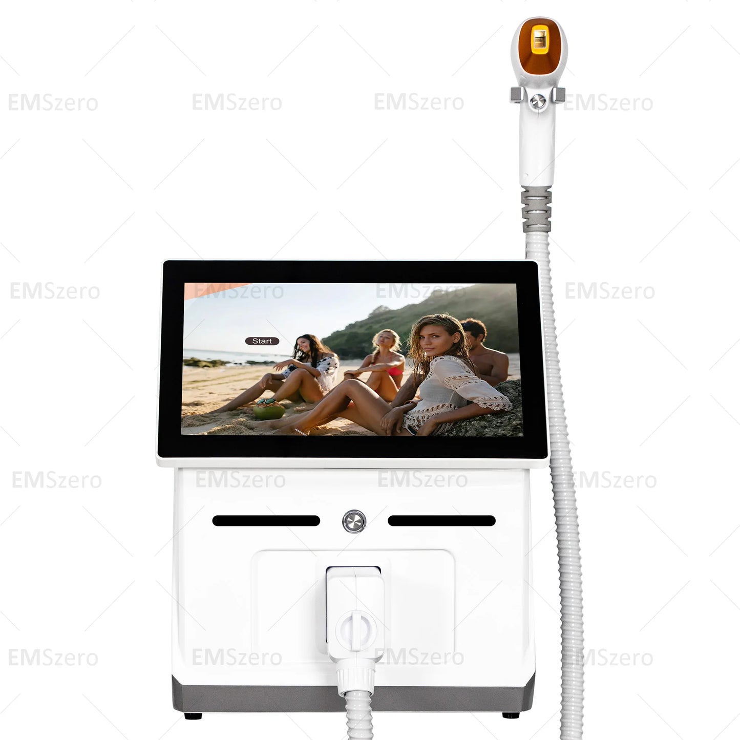 Permanent safe painless diode laser hair removal 808nm 755nm 1064nm three wavelength machine platinum ice technology physical ca
