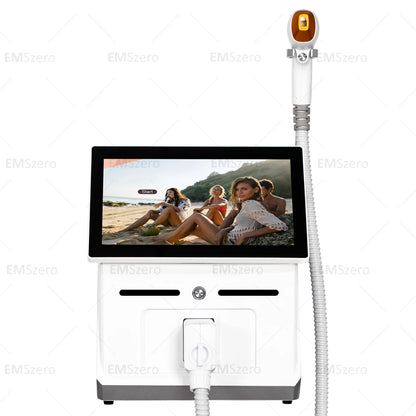Permanent safe painless diode laser hair removal 808nm 755nm 1064nm three wavelength machine platinum ice technology physical ca