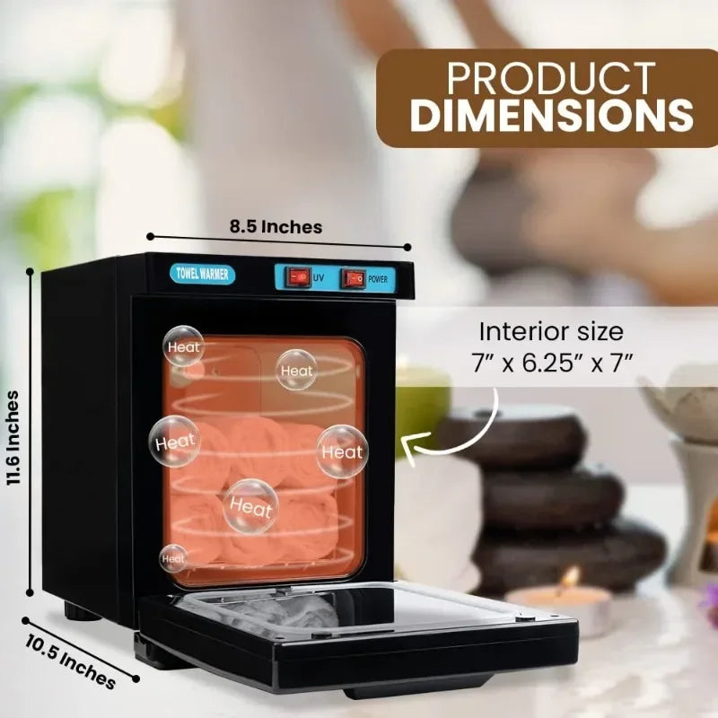 5L 2 in 1 Hot Towel Warmer UV Treated Hygienic Cabinet Home Bath Towel Warmer with Aluminum Chamber Hotel Disinfection Cabinet