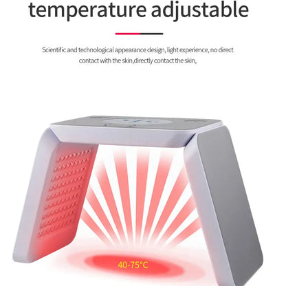 Hot Sales Beauty 7 Colors Led Light Face Device Photon TherapyAging Facial Rejuvenation Anti-aging Wrinkle Facial Mask