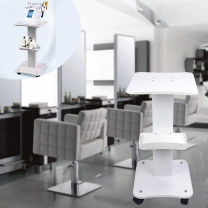 Beauty Equipment Salon Table Trolley Stand Beauty Rolling Cart Wheel Holder Spa Max Load 40Kg 360°Rotatable