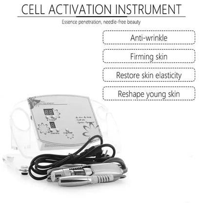 Electroporation Cell Activation Instrument Skin Rejuvenation Machine Facial Whitening Skin Lifting Anti-aging Beauty Care Tools