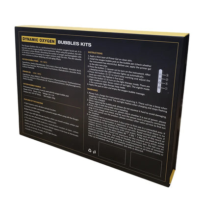 2025 Latest Box Set CO2 Bubble Oxygenation Capsules Pods Rechargeable Oxygen Skin Tightening Facial Machine With Pods And Gels