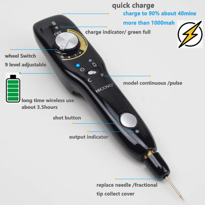 Hicovo Skin tightly Eyelid Lift Auto Mode Fibroblast Cold Plamax Wireless Type C Quick Charge Beauty Tool set