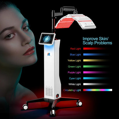 Hair Growth Machine Professional Hair Regrowth/Loss Treatment Laser Caps LED Red Light Therapy For Home and Salon Use