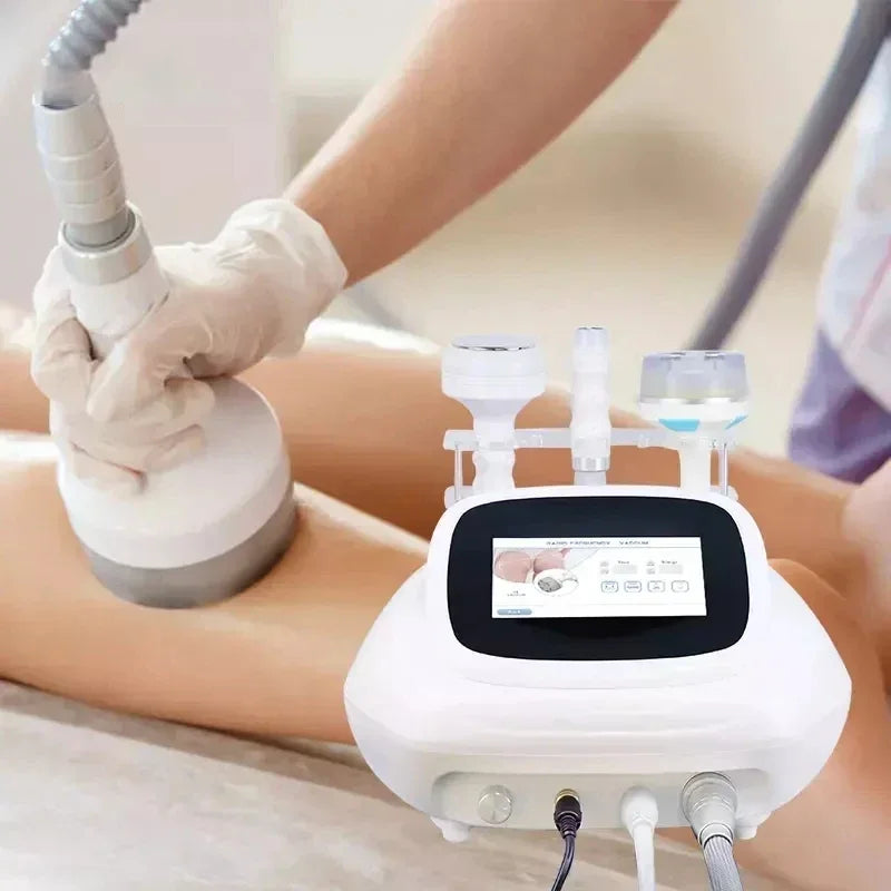 4 Max Cellulite Removal 3D Cavitation System 3 In 1 Skin Firm Vacuum Machine Facial Massager Body Shaping Male Massage Equipment