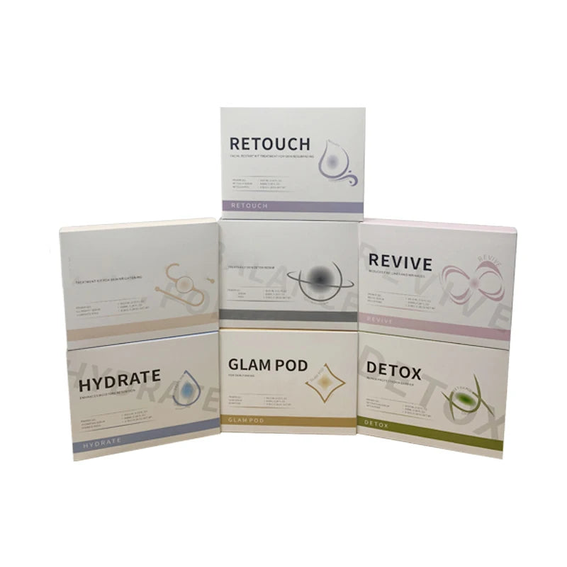 2025 Latest Box Set CO2 Bubble Oxygenation Capsules Pods Rechargeable Oxygen Skin Tightening Facial Machine With Pods And Gels