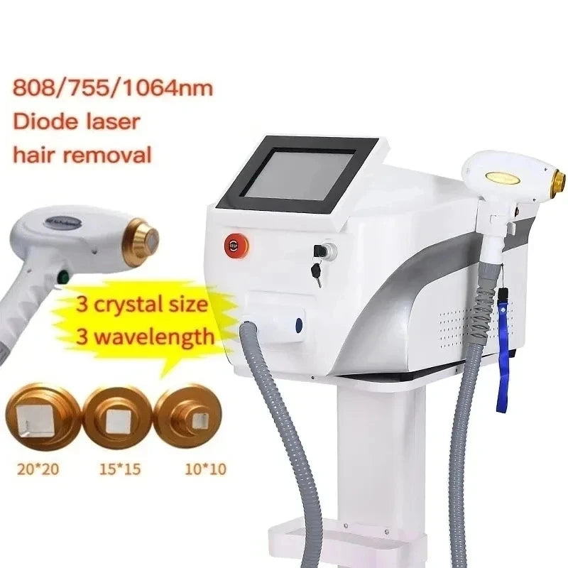 Professional 808nm Diode Laser 3500w High Power 755 808 1064nm Laser Painless Freezing Point Eepilation for Women