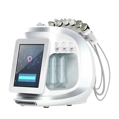 2025 New Ice Blue Smart Jet Water Dermabrasion Facial Machine Oxygen Aqua Peel Small Bubble Skin Cleansing Device