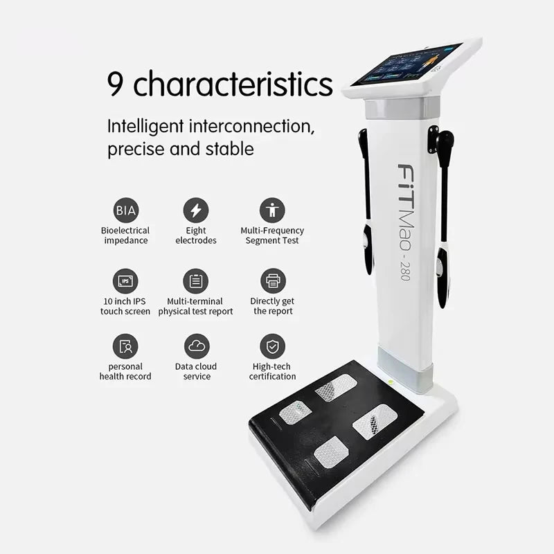 BMI Body Composition Analyzer Body Fat Scale Measurement Health Data Analysis Segmented Electrical Impedance Analysis Device