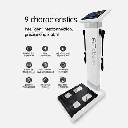 BMI Body Composition Analyzer Body Fat Scale Measurement Health Data Analysis Segmented Electrical Impedance Analysis Device