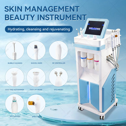 Oxygen Skin Moisturizing Beauty Machine Hydrodermabrasion Water Peeling Deep Cleansing Exfoliation Beauty Facial Device