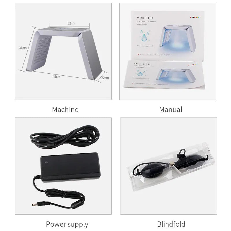 Hot Sales Beauty 7 Colors Led Light Face Device Photon TherapyAging Facial Rejuvenation Anti-aging Wrinkle Facial Mask