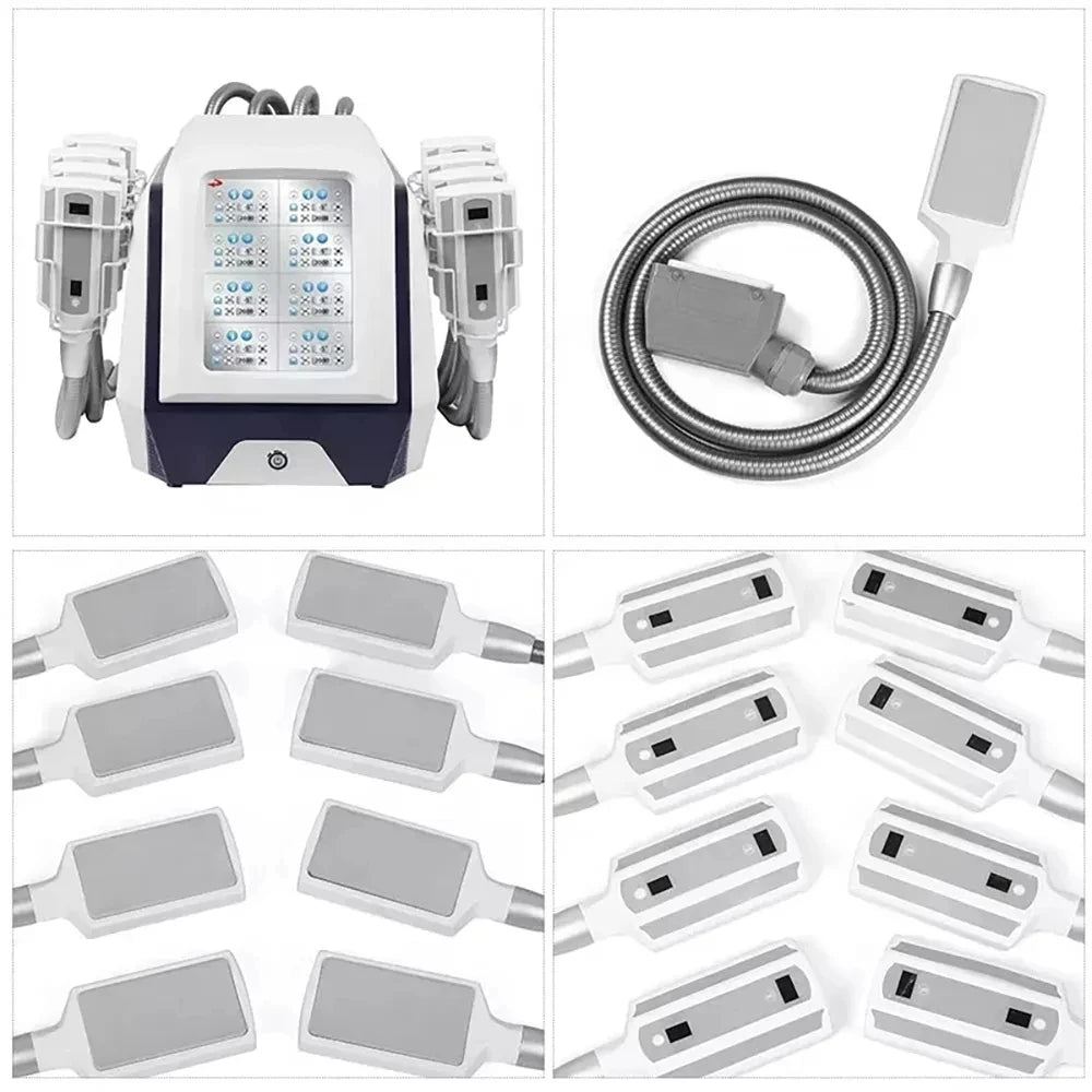 Remove Fat 8 Handles Diamond Ice Cryo Pads Cold Body Sculpting Criolipolisis Equipment2023 Professional Weight Loss Machine For