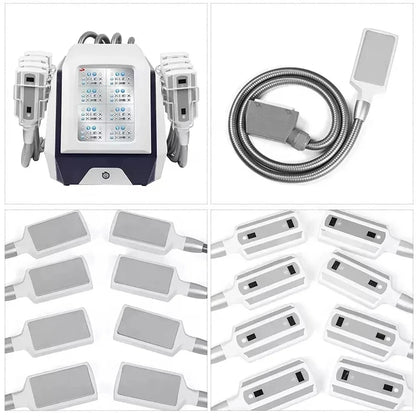 Remove Fat 8 Handles Diamond Ice Cryo Pads Cold Body Sculpting Criolipolisis Equipment2023 Professional Weight Loss Machine For