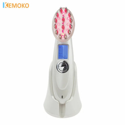 EMS Electric Laser Hair Growth Comb Infrared RF Vibration Massager Microcurrent Hair Care Loss Treatment Hair Regrowth