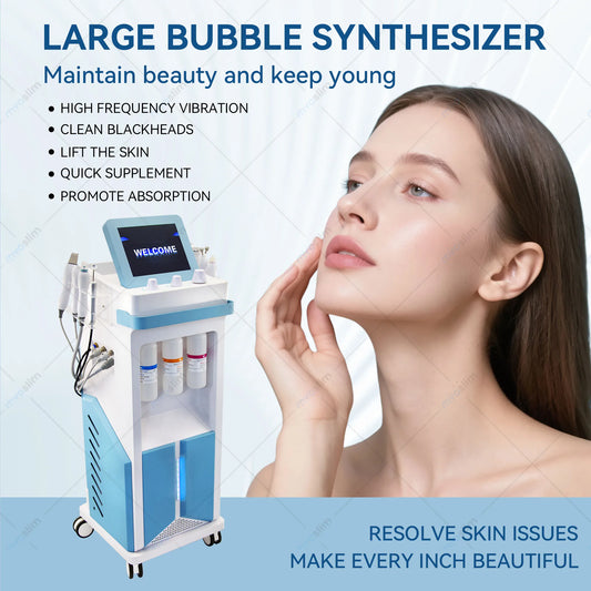 Oxygen Skin Moisturizing Beauty Machine Hydrodermabrasion Water Peeling Deep Cleansing Exfoliation Beauty Facial Device