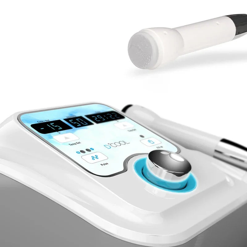 2025 NEW Dcool Portable Cool + Hot + EMS For Skin Tightening Anti Puffiness Facial Electroporation Machine Beauty Device