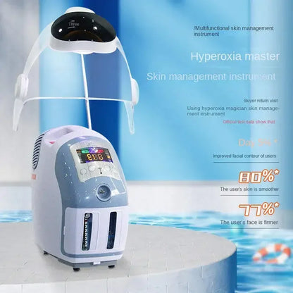 High quality Oxgen Facial Machine Hyperbaric Spray Beauty O2derm Oxygen Facial Mask Dome Therapy Oxygen Infusion Facial Machine