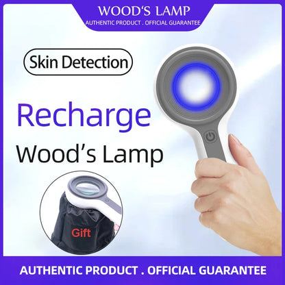 Woods Lamp Skin Analyzer For Skin UV Magnifying For Beauty Facial Testing Wood Lamp Light Skin Analysis Detection Skin Care