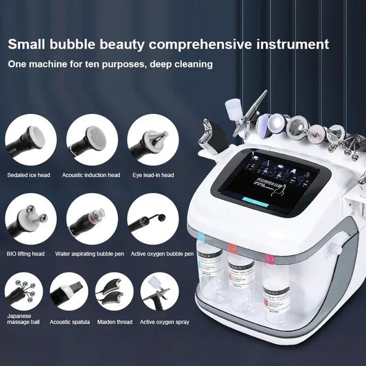 New Arrival! 10IN1 Water Oxygen Jet Peel Hydro Beauty Skin Cleansing Hyd Machine Facial Machine Water Aqua Peeling