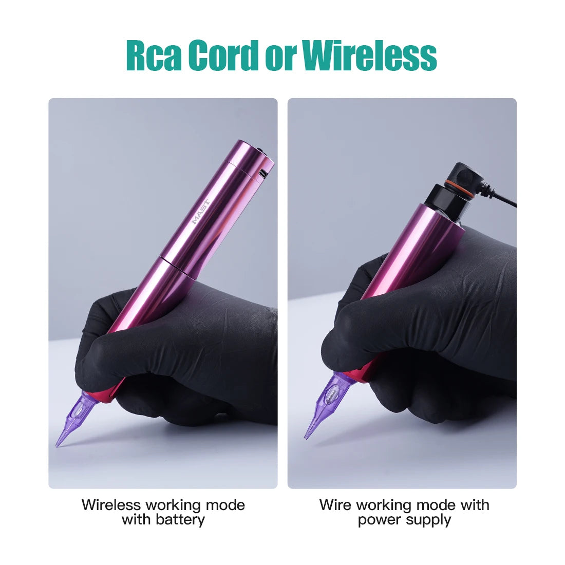 Mast Y22 Wireless Tattoo Pen With LED Display 2 Work Mode Dragonhawk Eyebrow Lips Permanent Makeup Machine Tattoo Supplies