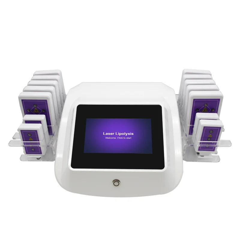 Professional Lipo Laser Red Light Physiotherapy System Shape Loss Fat  Lifting 635-650NM wavelength Abdomen Waist Legs FatBurner