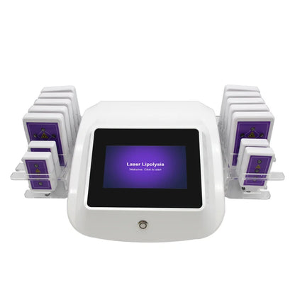 Professional Lipo Laser Red Light Physiotherapy System Shape Loss Fat  Lifting 635-650NM wavelength Abdomen Waist Legs FatBurner