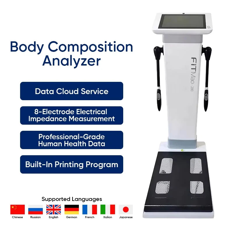 BMI Body Composition Analyzer Body Fat Scale Measurement Health Data Analysis Segmented Electrical Impedance Analysis Device