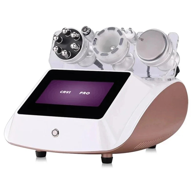 5-in-1 Ultrasonic Ultrasonic Fat Body Slimming Machine Weight Loss Beauty Instrument Negative Pressure Multi-function Shaper