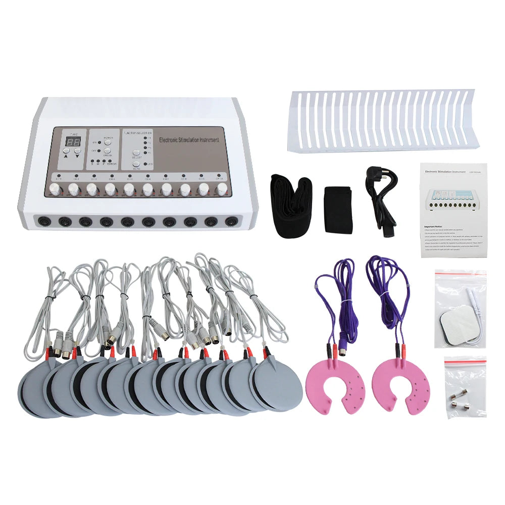 Slimming Machine Microcurrent Russian Waves Ems Muscle Atimulator Electrostimulation Current Device Weight Loss Body Massage